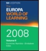 The Europa World of Learning 2008 Volume 2