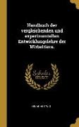 Handbuch der vergleichenden und experimentellen Entwicklungslehre der Wirbeltiere
