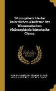 Sitzungsberichte der kaiserlichen Akademie der Wissenschaften, Philosophisch-historische Classe