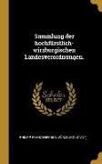 Sammlung der hochfürstlich-wirzburgischen Landesverordnungen