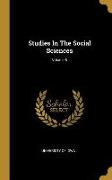 Studies In The Social Sciences, Volume 6