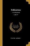 Publications: University Series, Volume 27