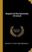 Register Of The University Of Oxford