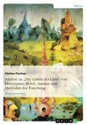 Analyse zu "Der Garten der Lüste" von Hieronymus Bosch. Ansätze und Methoden der Forschung