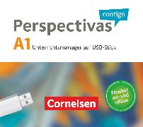 Perspectivas contigo, Spanisch für Erwachsene, A1, Unterrichtsmanager Plus auf USB-Stick, Inkl. E-Book als Zugabe und Begleitmaterialien