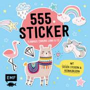 555 Sticker – Flamingo, Einhorn, Lama und Co