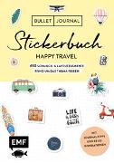 Bullet Journal – Stickerbuch Happy Travel: 650 Schmuck- und Layoutelemente rund um das Thema Reisen