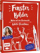 Fensterbilder malen mit dem Kreidemarker – White Christmas