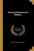 Oeuvres Posthumes De Thomas