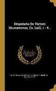 Disputatio De Victore Idumaeorum, Es. Lxiii, 1 - 6