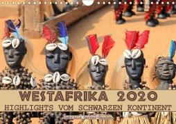 Westafrika, Highlights vom schwarzen Kontinent (Wandkalender 2020 DIN A4 quer)