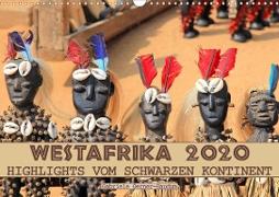 Westafrika, Highlights vom schwarzen Kontinent (Wandkalender 2020 DIN A3 quer)