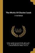 The Works Of Charles Lamb: Critical Essays