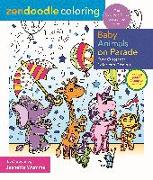 Zendoodle Coloring: Baby Animals on Parade: Cute Critters to Color and Display