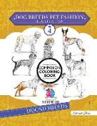 Dog Breeds Pet Fashion Illustration Encyclopedia Coloring Companion Book