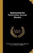Repertorium Der Technischen Journal-literatur