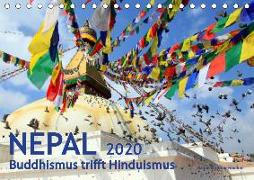 Nepal - Buddhismus trifft Hinduismus (Tischkalender 2020 DIN A5 quer)