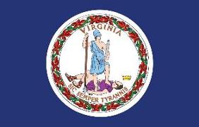 Virginia Flag Magnet