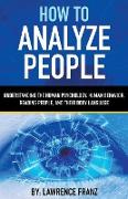 How to Analyze People