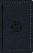 ESV Large Print Value Thinline Bible (Trutone, Navy, Mosaic Cross Design)