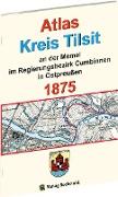 Atlas Kreis TILSIT an der Memel - Regierungsbezirk Cumbinnen 1875