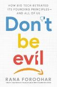 Don't Be Evil