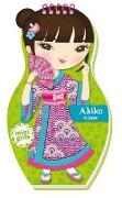 Trötsch Mal und Stickerbuch Mini Girls Akiko in Japan