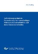 Anforderungsoptimierte Formulierung von wasserhaltigen Mikroemulsionskraftstoffen und deren Emissionsverhalten