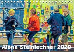 Alena Steinlechner, Acryl auf Leinwand (Tischkalender 2020 DIN A5 quer)