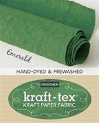 kraft-tex (R) Roll Emerald Hand-Dyed & Prewashed