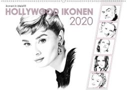 Hollywood Ikonen in Bleistift 2020 (Wandkalender 2020 DIN A2 quer)