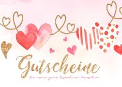 Das Gutscheinbuch zum Selbst ausfüllen - Gutscheine zum verschenken aus 30 Gutschein Vorlagen - Partner Geschenke oder für Freunde und Familie