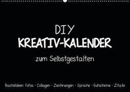 Bastelkalender: DIY Kreativ-Kalender -schwarz- (Wandkalender 2020 DIN A2 quer)