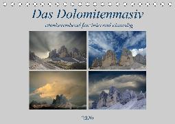 Das Dolomitenmasiv (Tischkalender 2020 DIN A5 quer)