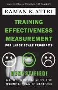 Training Effectiveness Measurement for Large Scale Programs - Demystified