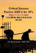 Critical Success Factors (CSF's) for 3P's [Public, Private Partnership]