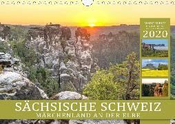 SÄCHSISCHE SCHWEIZ - Märchenland an der Elbe (Wandkalender 2020 DIN A4 quer)