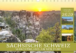 SÄCHSISCHE SCHWEIZ - Märchenland an der Elbe (Wandkalender 2020 DIN A3 quer)
