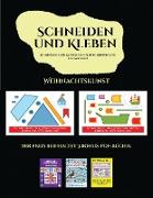 Weihnachtskunst (Schneiden und Kleben von Autos, Booten und Flugzeugen): Ein tolles Geschenk für Kinder, das viel Spaß macht