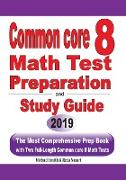 Common Core 8 Math Test Preparation and Study Guide