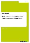 "Kafka Kurz und Knapp". Wie können Comics Emotionen transportieren?