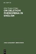 On deletion phenomena in English