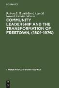 Community leadership and the transformation of Freetown, (1801¿1976)