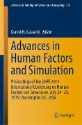 Advances in Human Factors and Simulation