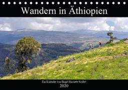 Wandern in Äthiopien (Tischkalender 2020 DIN A5 quer)