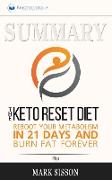 Summary of The Keto Reset Diet