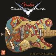 Fender(R) Custom Shop Guitars 2020 Square Wall Calendar