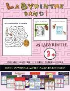 Vor-Kindergarten Druckbare Arbeitsblätter (Labyrinthe - Band 1): 25 vollfarbig bedruckbare Labyrinth-Arbeitsblätter für Vorschul-/Kindergartenkinder