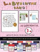 Labyrinth-Praxis für den Kindergarten (Labyrinthe - Band 1): 25 vollfarbig bedruckbare Labyrinth-Arbeitsblätter für Vorschul-/Kindergartenkinder