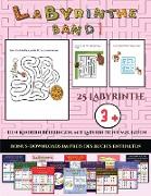 Den Kindern beibringen, mit Labyrinthen umzugehen (Labyrinthe - Band 1): 25 vollfarbig bedruckbare Labyrinth-Arbeitsblätter für Vorschul-/Kindergarten